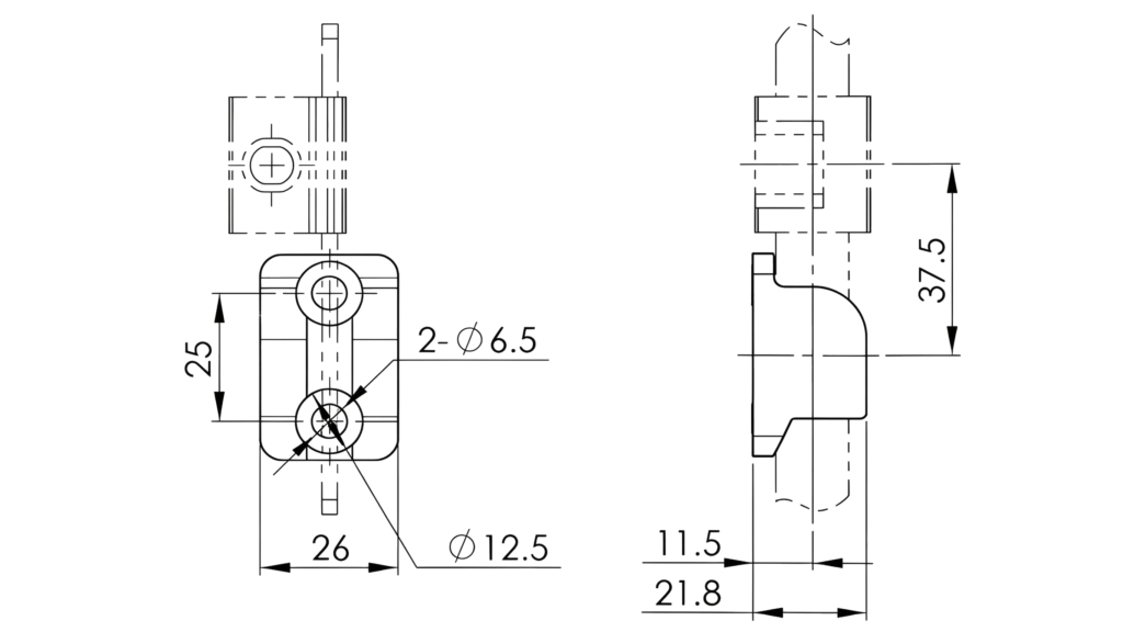 Locking Rod Fixture | Rod Guider RG003